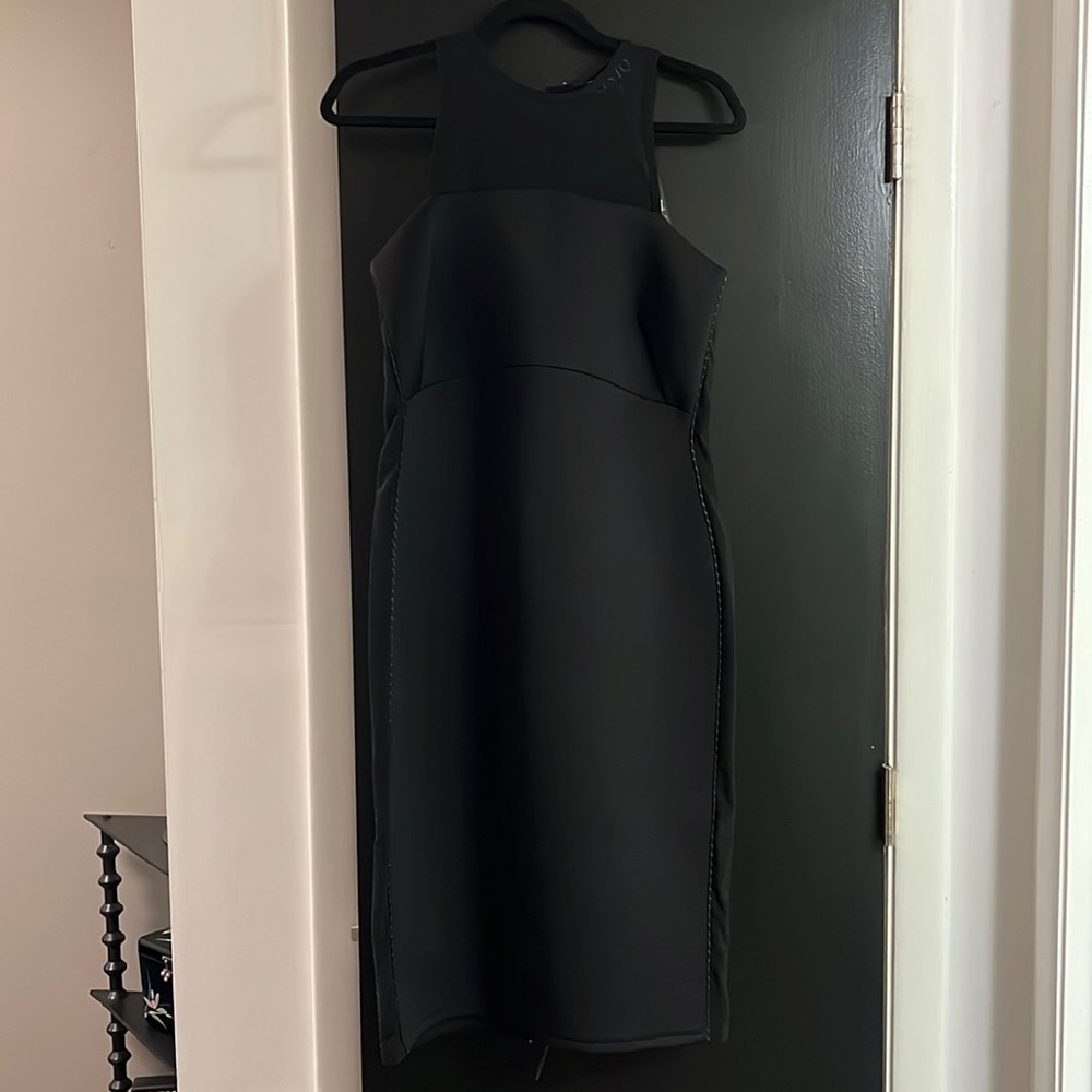 Zip Back Scuba Dress